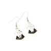 New Cute Cartoon Halloween Earrings Metal Oil Drop Ear Hooks Personalized Fun Stud Earrings Accessories