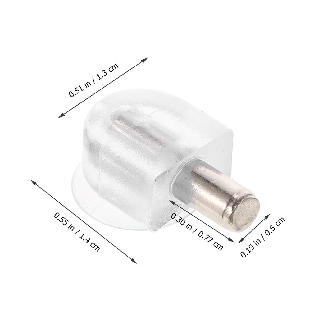 50Pcs Shelf Support Pegs for Glass Shelves Heavy Duty Cabinet Bracket Mounting Hardware Closet Organizers Shelving Pins