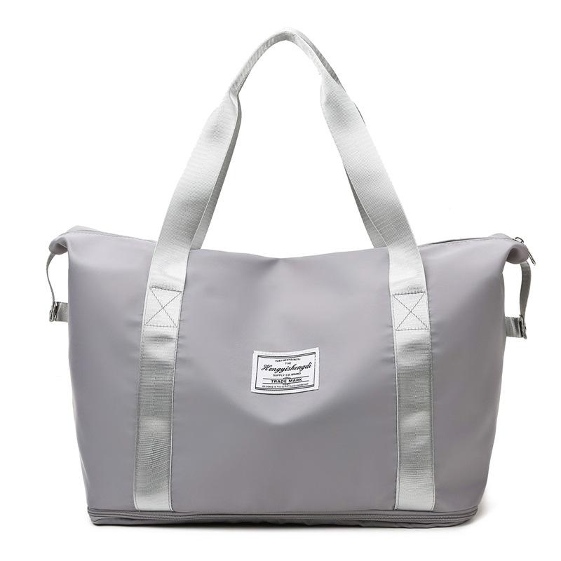 Dry and wet separation sports portable shoulder bag yoga fitness bag large capacity travel bag