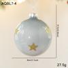 Multicolor Irregular Glass Onion Drop Christmas Tree Ornament