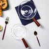 Heat-Resistant Glass Ramen Bowl with Wood Handle: Transparent, Ideal for Instant Noodles, Fruit, Salad, or Dessert.