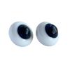 Cazycazun Glass Eyes, Glass Doll Eyes for Dolls, Figures, Handmade Crafts, Eye Parts, Set of Two Eyes, Blue (18mm HD25 Glitter)