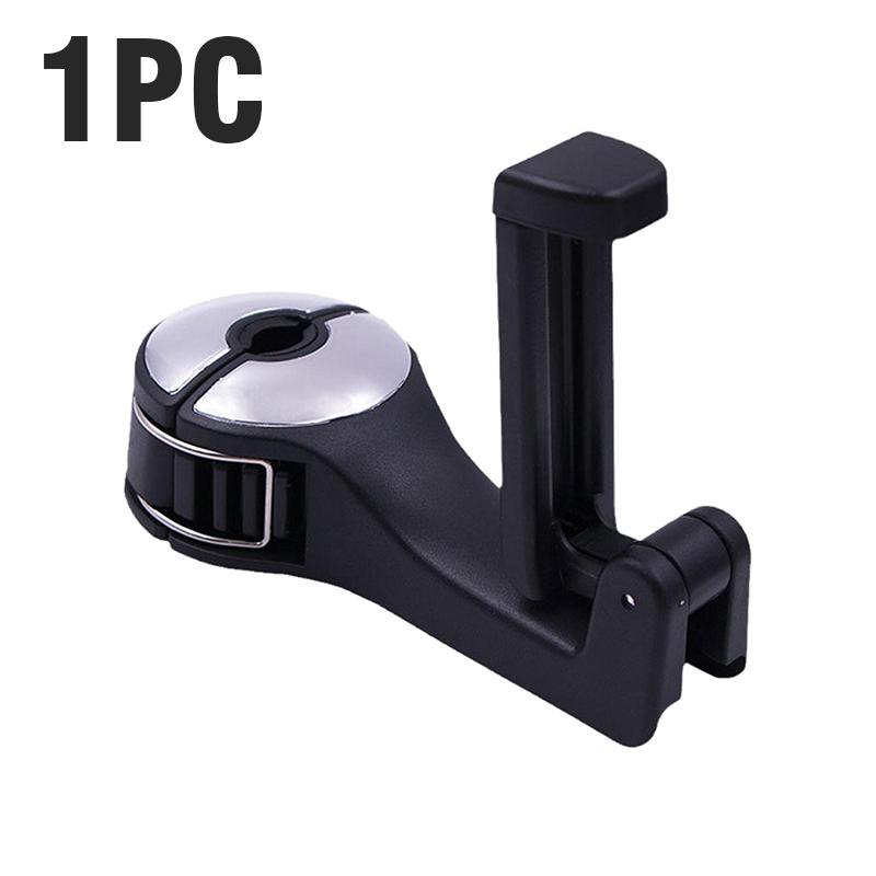 3 in 1 Multi-Function Car Back Seat Hook Hanging Storage Mobile Phone Holder Lazy Bracket Rear Seat Phone Headrest Bracket