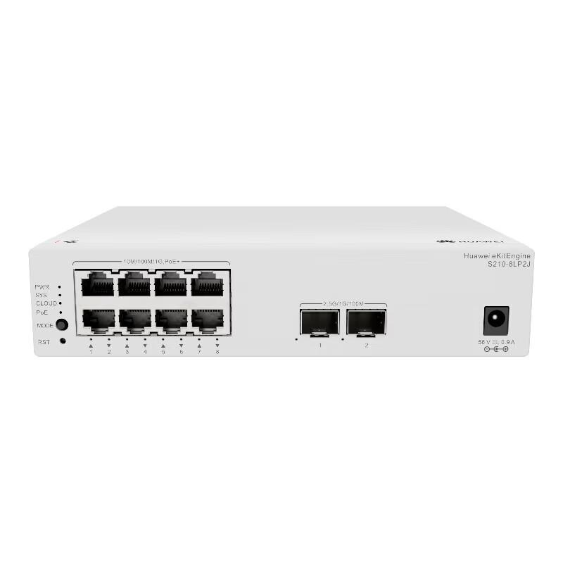 

Huawei Kunling S210-8LP2J 8-Port Gigabit Managed PoE Switch