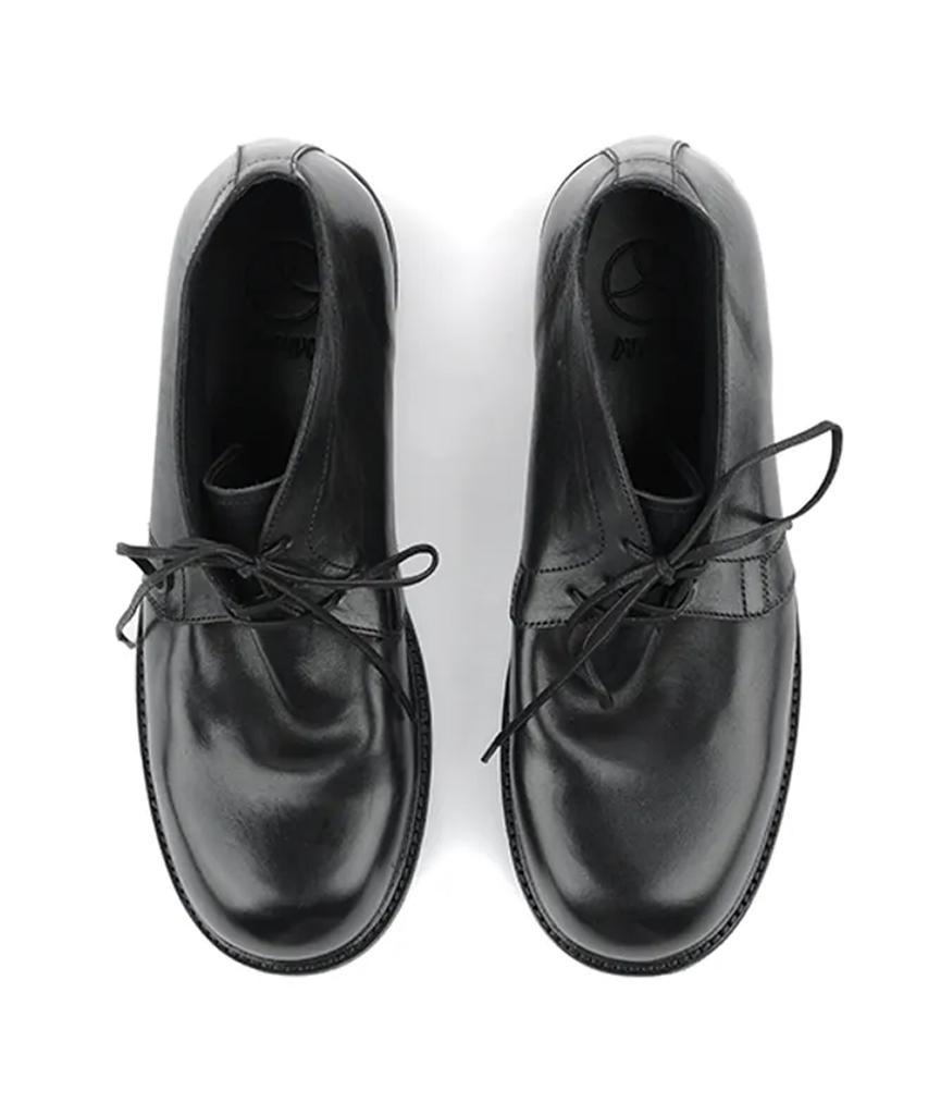 Yase 141 Horsehide Chukka Boots Black