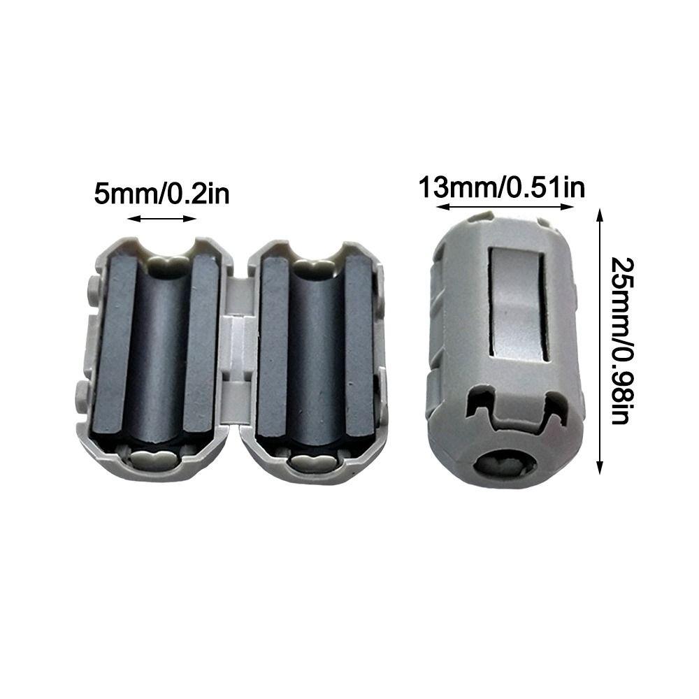 10pcs Inner Diameter 3.5/5/7/9/13/15mm Degaussing Filter UI850 Buckle Filter  Degaussing Application