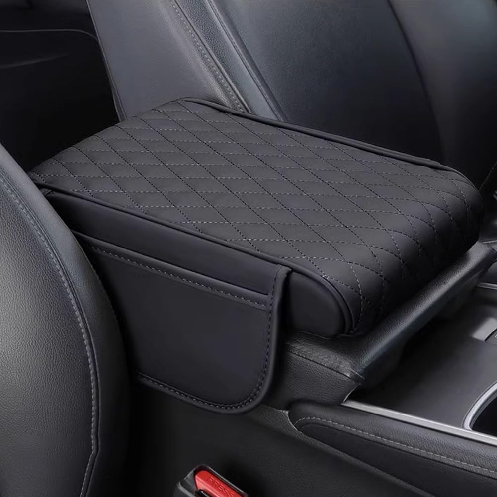 Car Armrest Pad for Lexus GX J150 J120 GX 460 400 GX OR Leather Armrest Box Mat Center Console Cushion Pad Universal Armrest Seat Box Cover