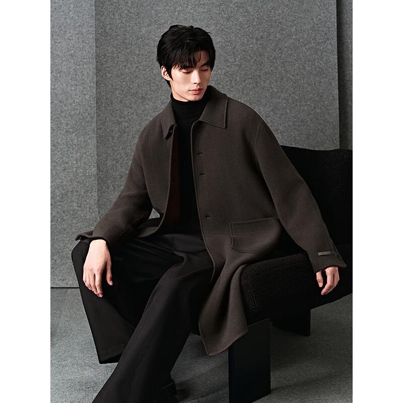 GXG Men's Wool Blend Longline Commuter Coat
