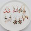 Top-Selling Christmas Dangle Earrings – Santa, Snowman, Reindeer, Snowflake, Candy Cane, and Tree Designs