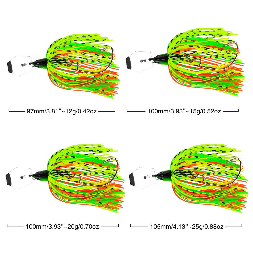 Bearded Man Anti-Snag Tassel Spinner Jig – Artificial Fishing Bait