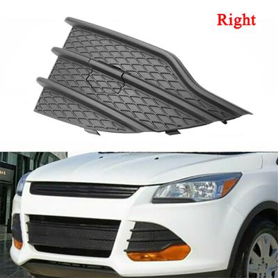 Black Car Front Bumper Cover Grille Insert Right Side For Ford Escape 2013-2016
