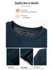 Woodpecker Men's Solid Color Velvet-Lined Round Neck Hoodie - Autumn/Winter Long Sleeve T-Shirt