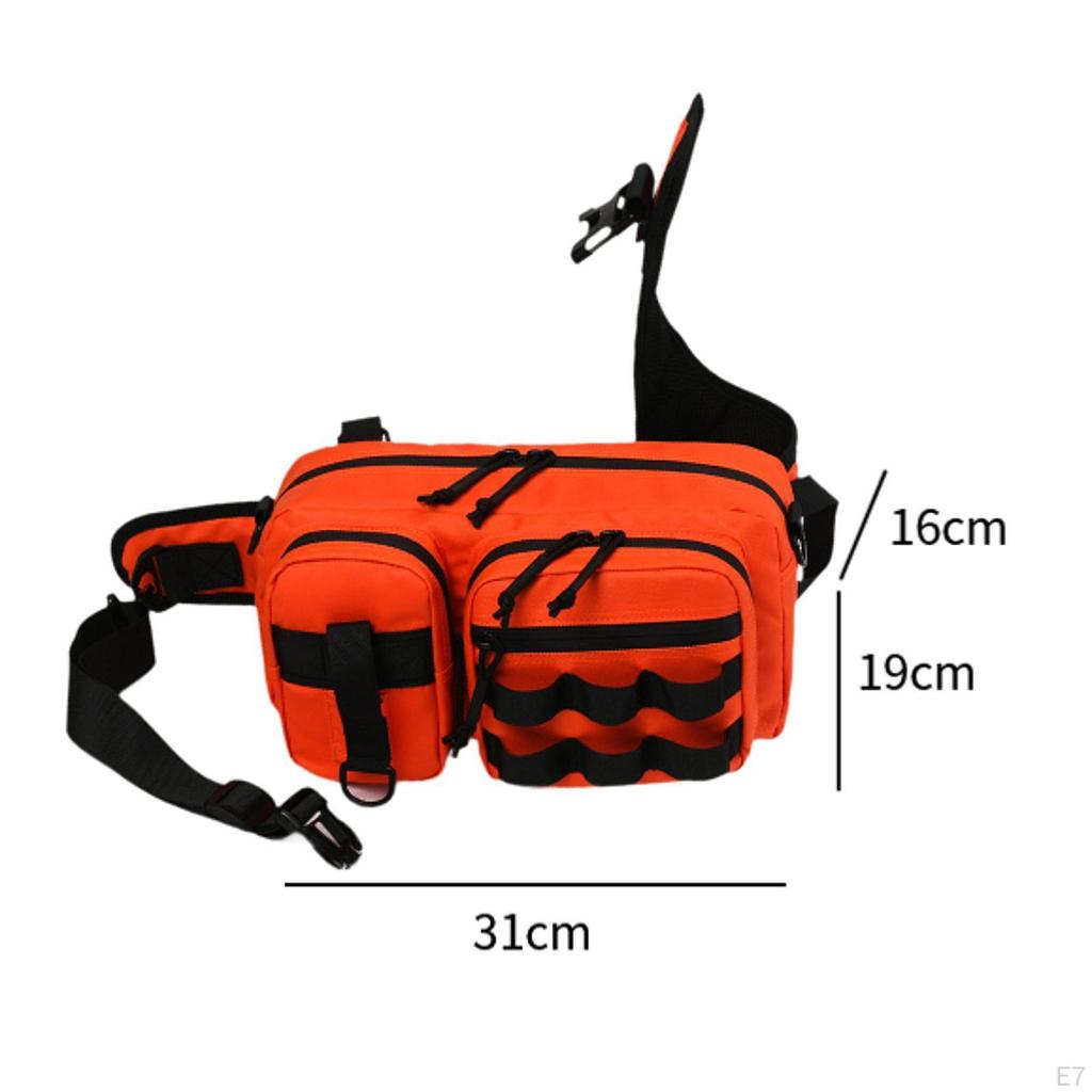 Fishing Tackle Bag Chest Pack Carry Case Storage Lure Gears for