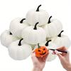 6/12pcs 5.5cm Artificial Pumpkin Winter Harvest Ornament Home Party Scene Bar Stage Decoration DIY Vegetable Craft Halloween JXB