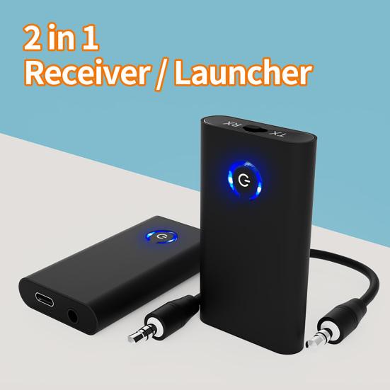 

Беспроводной передатчик, стабильный выходной адаптер, компактный автомобильный беспроводной аудиоадаптер, передатчик для динамика