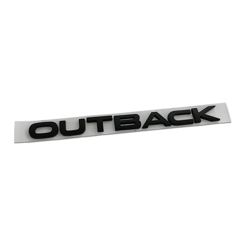 NRF1  21.5X1.8CM 3D ABS Car Styling Front Hood Badge Body Letters Emblem Stickers for Subaru Outback Logo Forester Legacy Accessories