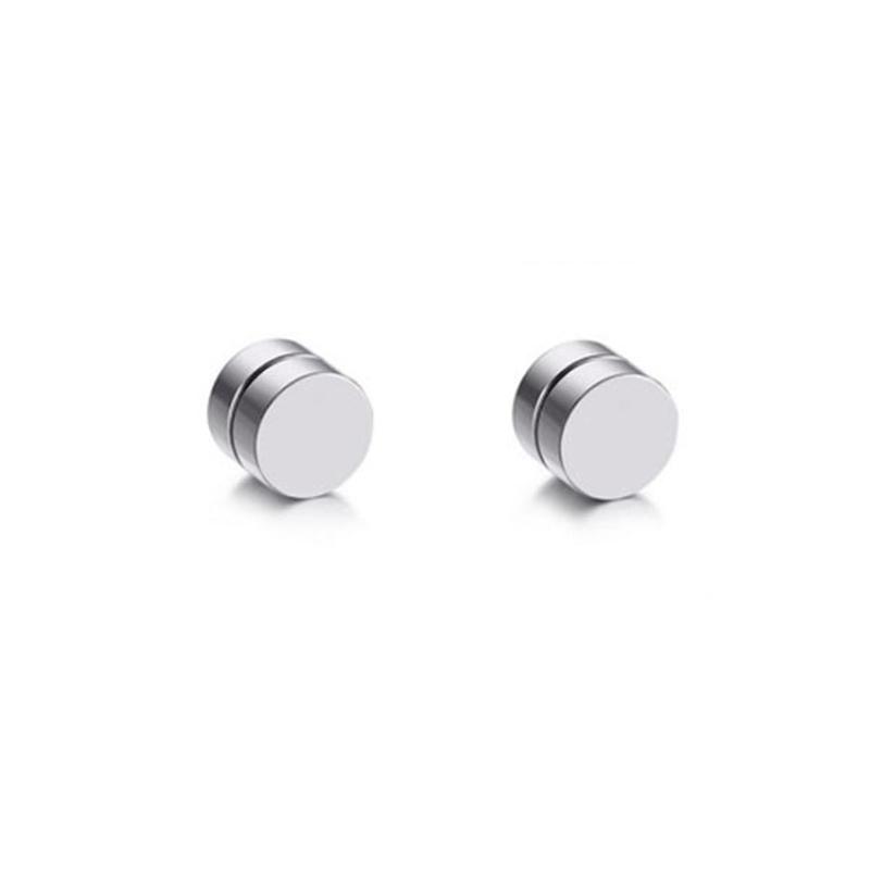 Men's Fashion Hip Hop Personalized Magnetic Stainless Steel False Earrings