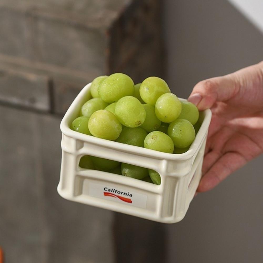 Ins-Style Fruit Bowl Versatile Popcorn Bowl Creative French Fries Bowl  for Household