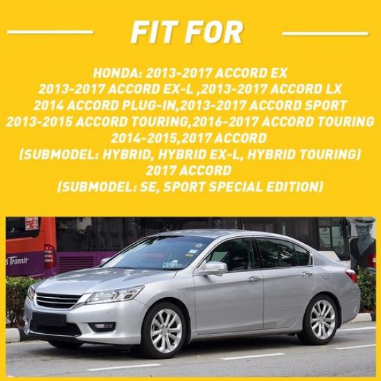 Front Bracket Set Bumper 2013-2017 For Honda Accord & Side Driver Passenger 2PCS