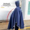 Comfortable Cloak-style Raincoat Windproof School Rain Gear Students Rain Jacket  Primary School