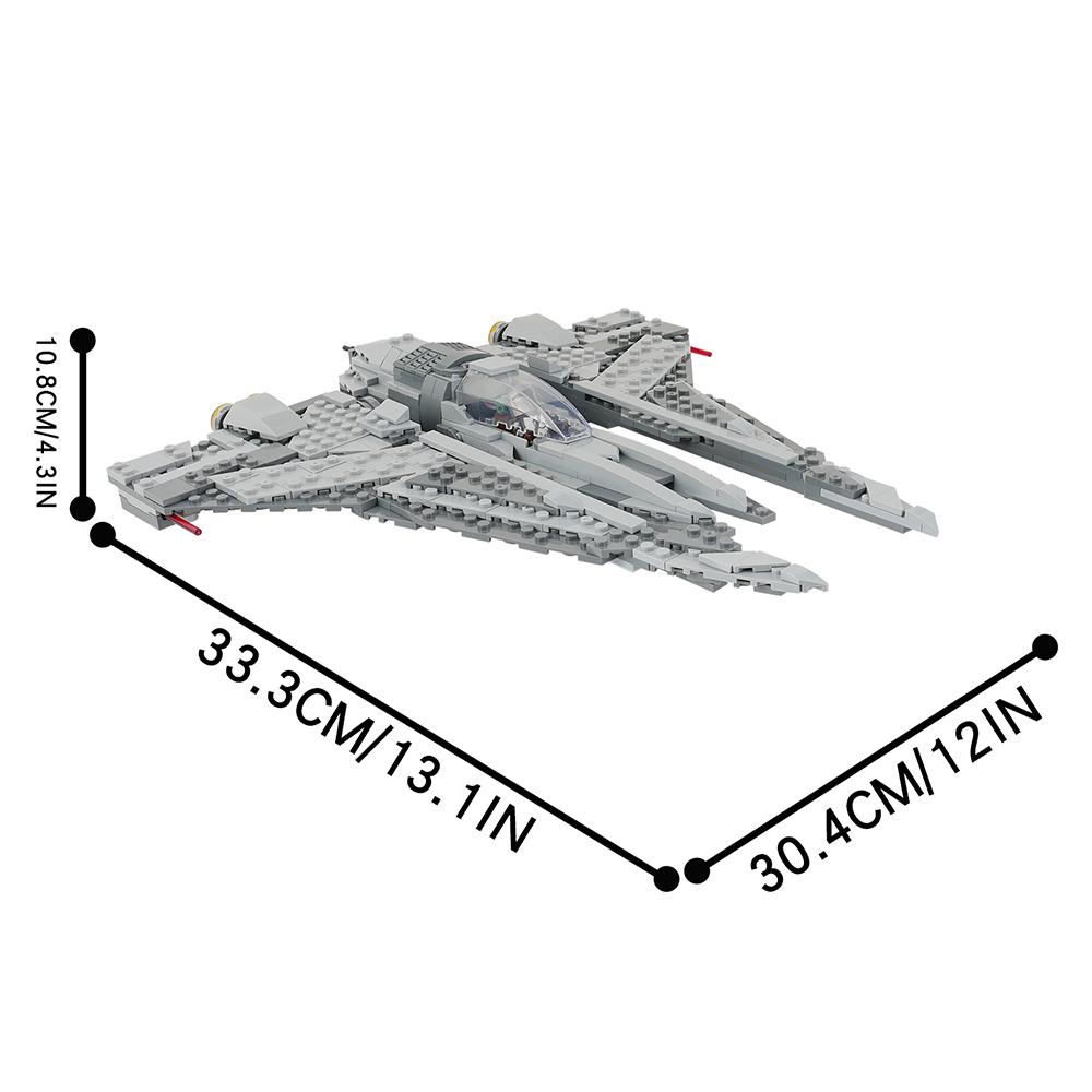 

MOOXI Космічні війни Аерокрафт MOC Модель Цегла DIY Діорама Дорослі Дитячі Іграшки Набір Будівельних Блоків Монтессорі Подарунки Кімнатна Декорація