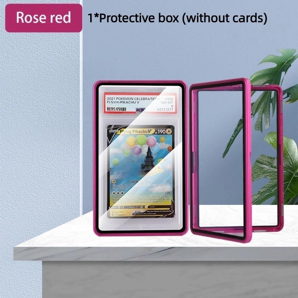 Aluminium Frame PSA/CGC Graded Cards Protector UV Protection Magnetic Case Card Display