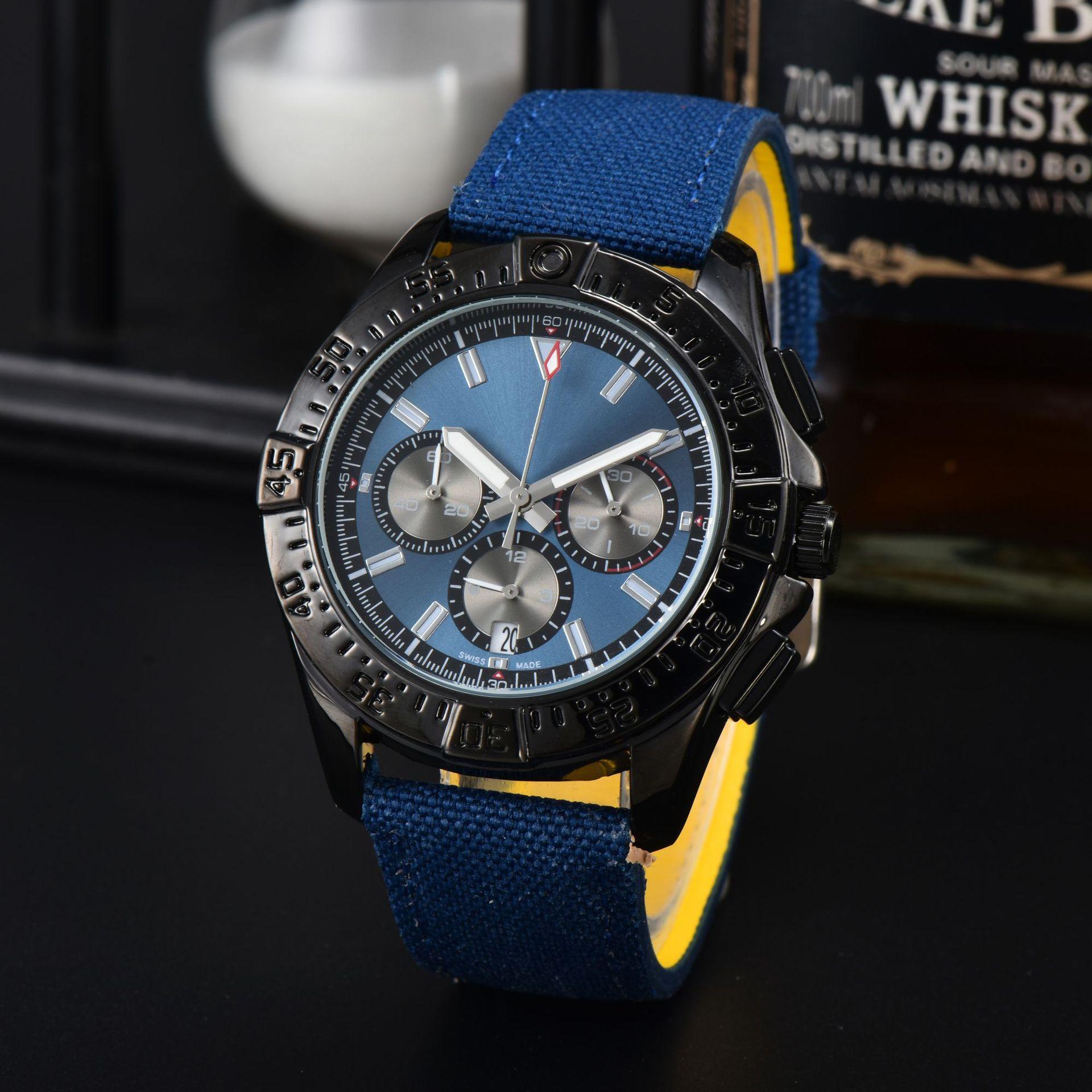 

Men s Six Needle High Quality Timing Quartz Steel Band Centennial Watch