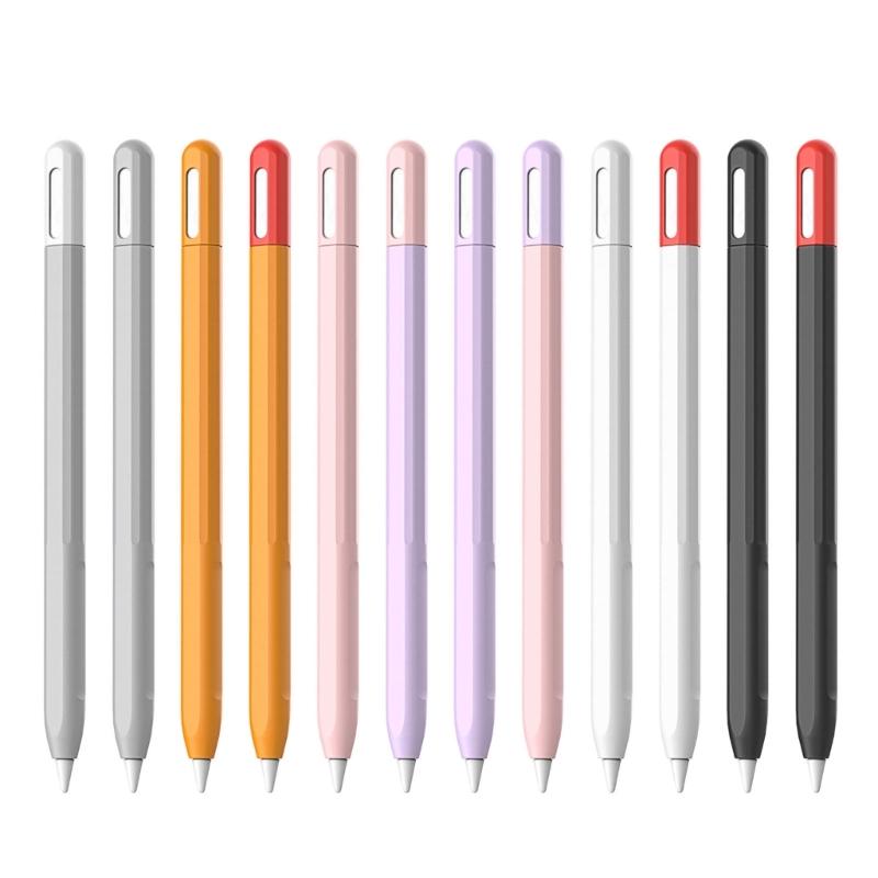Pencil Case for Apple Pencil Pro Color Matching Soft Silicone Ultra Thin Protective Cover for IPad Pencil Pro Pencil 2