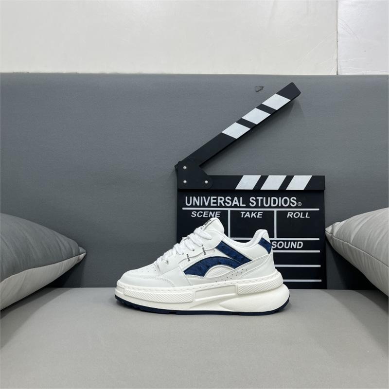 

Летние новые дышащие кожаные на толстой подошве удобные на шнуровке повседневные кеды ok 38