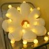 New 20 LEDs Cotton Balls Garland String Lights Christmas USB/Battery Powered Fairy Lighting Holiday Wedding Xmas Party  Decor