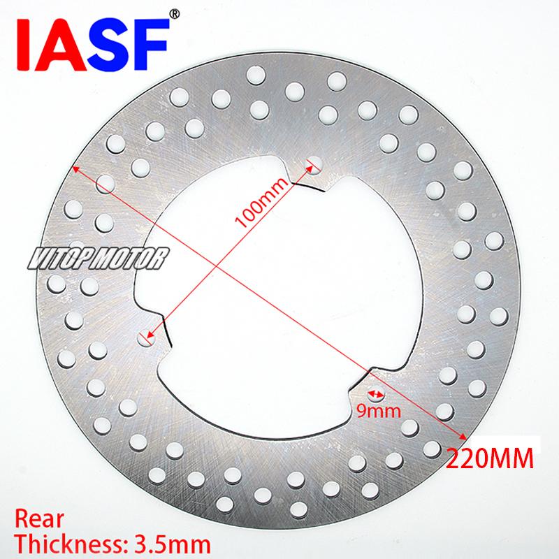 

IASF Motorcycle Rear Brake Disc Rotor for Yamaha YZF-R3 R3 321cc ABS 2015-2019 MTN320A MT-03 321cc 2016-2019 Brake Disks Rear