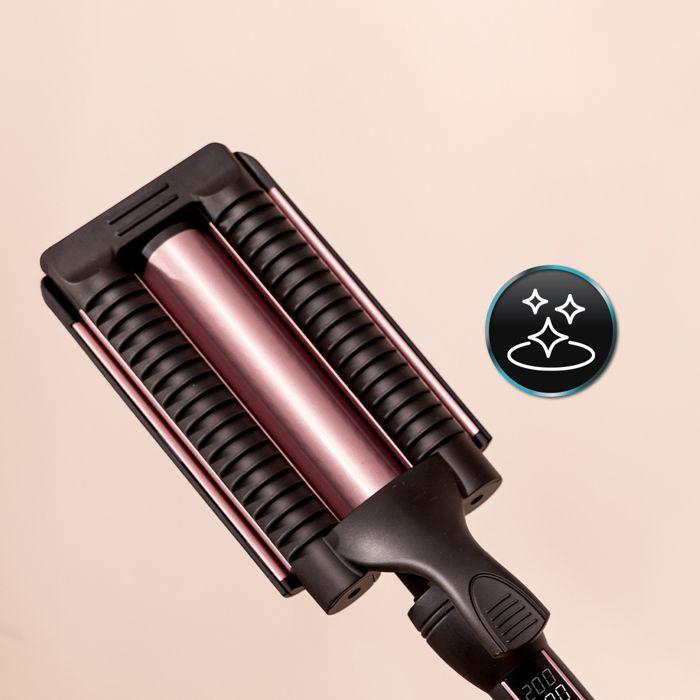 Cecotec Hair Curler RitualCare 1000 Summer Waves. 90W, 3 Barrels of 25mm with Ceramic Coating, 3 Temperatures