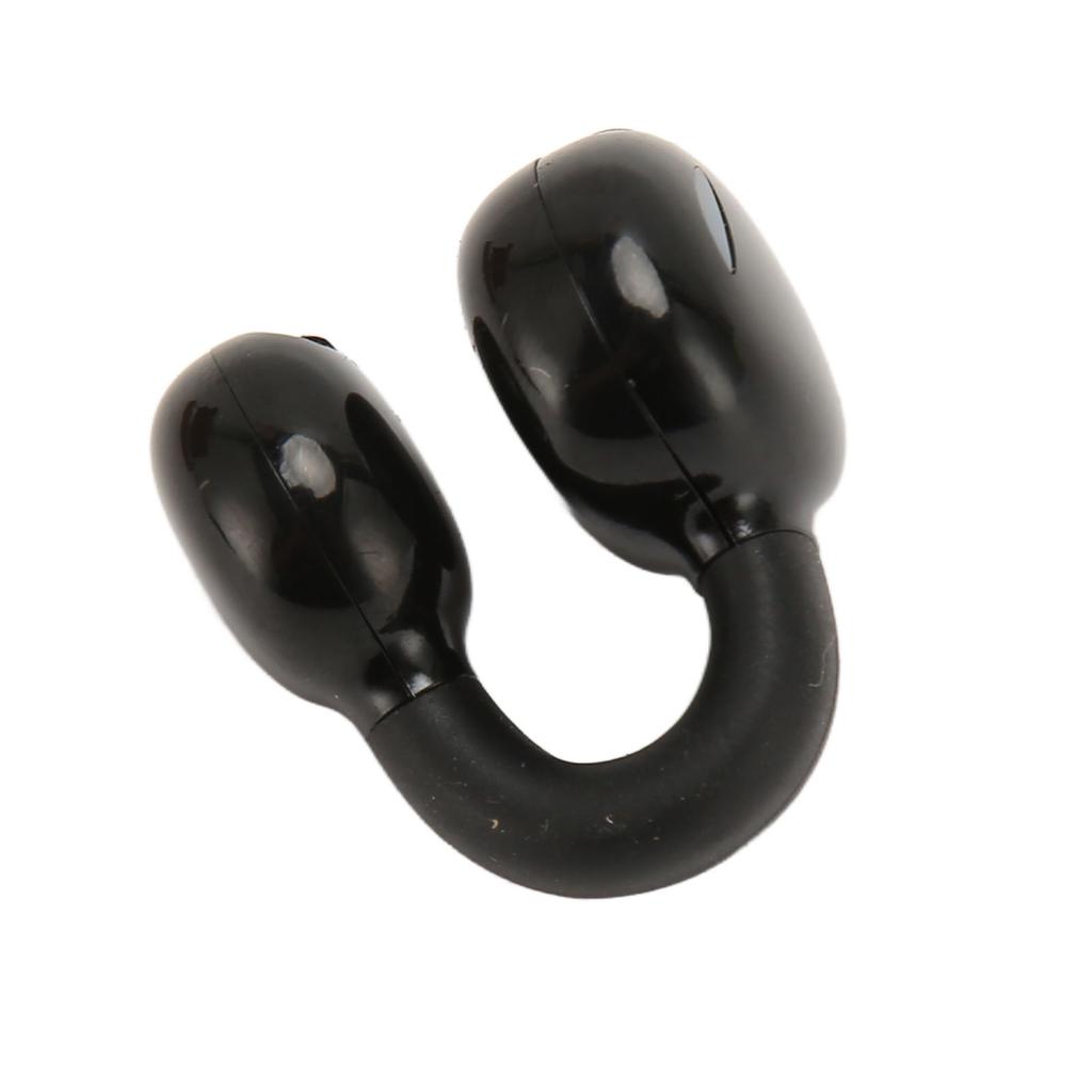 Bluetooth Clip On Earphones HiFi Stereo Noise Cancelling Waterproof Clip On Open Ear Headphones for Sports Music Calling