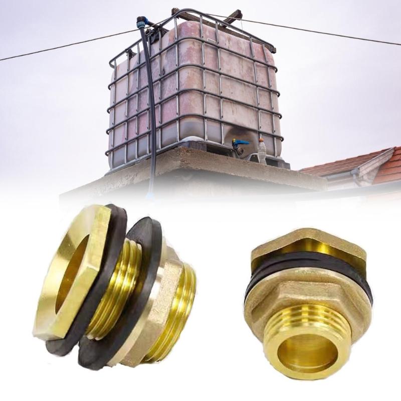 Brass Water Container Connector Threaded Fitting For Tanks Barrels Bucket Water Tap Connector