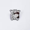 Creative Skeleton Organs Brooch - Cartoon Style Drip Oil Alloy Badge for Backpack and Clothing Accessories