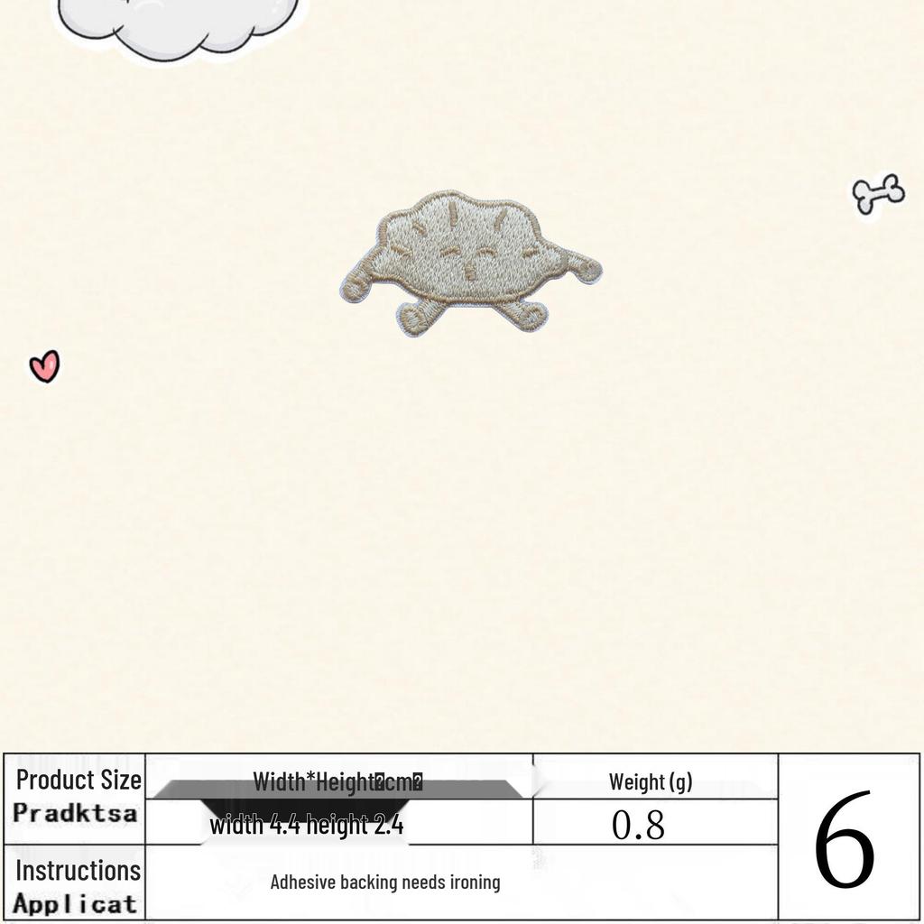 Cute Korean Cartoon Embroidered DIY Cloth Patch Applique