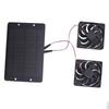 Dual Solar Fan Kit 12V 10W Monocrystalline Silicon Easy To Use Solar Panel Powered Fan for RV Car Boat