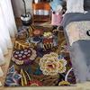 Vintage Bohemian Floral Pattern Carpet with Vibrant Colors and Design Suitable for Use As an Anti-slip for Living Room Bedroom Sofas