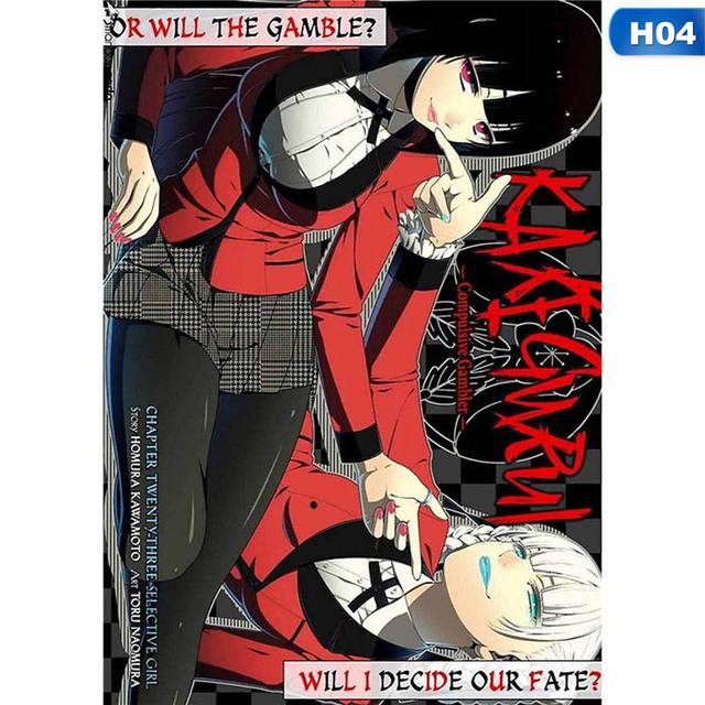 Cartoon, Anime, Painting, Pictures, Gambling, Canvas Posters, Children's Living Room, Art, Home, Wall Decoration Posters
