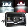 Square LED Headlight, Truck Front Square LED Headlamp Lamp with High Low Beam DRL