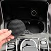 2x Car Universal Water Coaster PU Leather Woven Pad Foam Mat Cup Bottle Holder Anti-slip Waterproof Pad Mat Interior Accessories