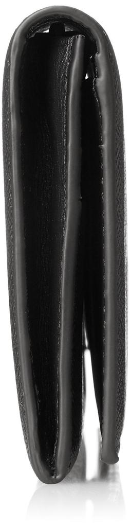 Lanvin Collection Couleur de Vin Bifold Long Wallet JLMW0GT1 Black