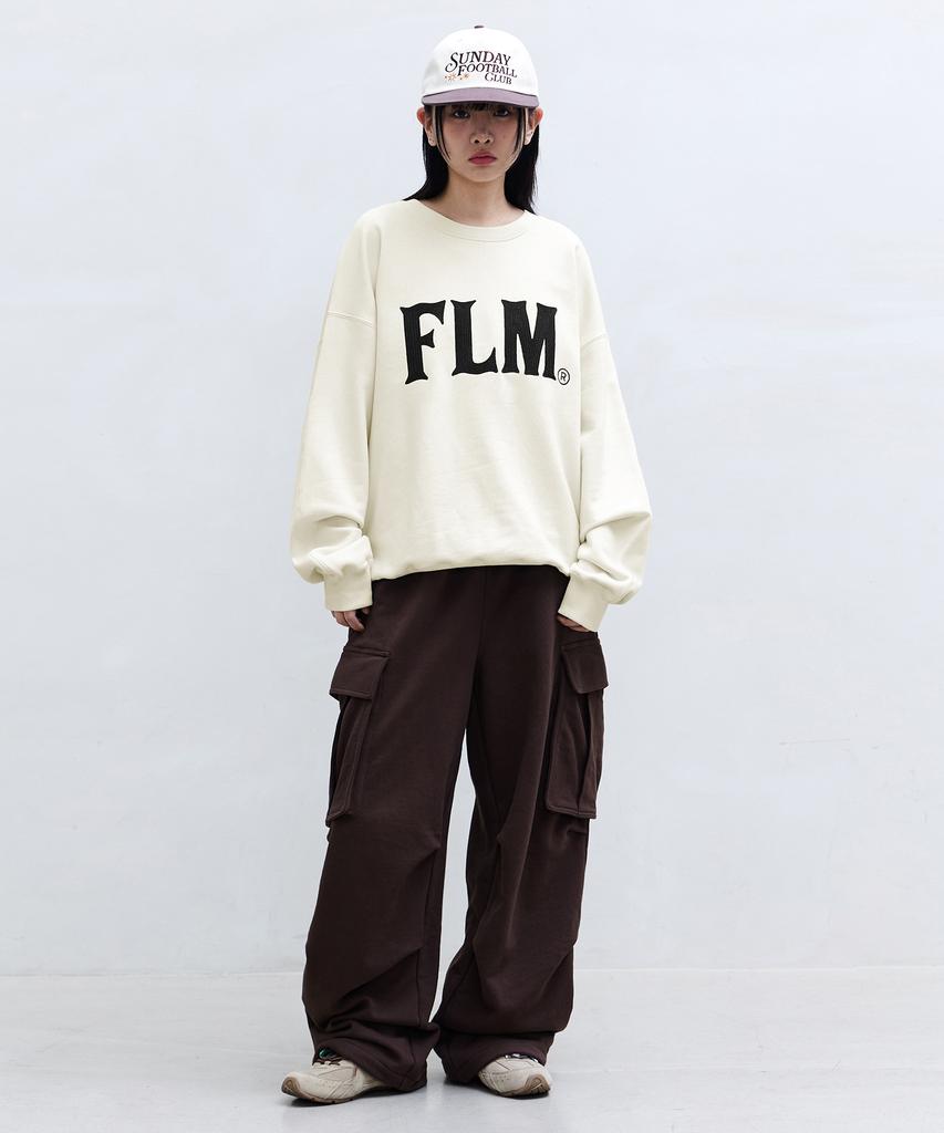 FILLUMINATE Flm Stitch Logo Sweatshirt - Black