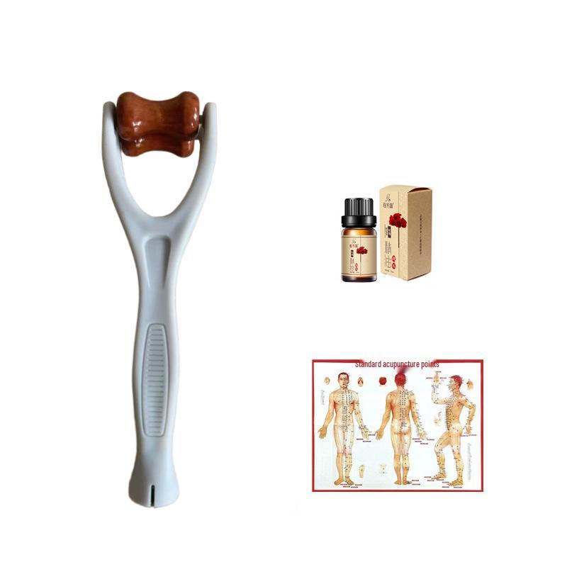 Holz Magnetische Perlen Finger Massage Roller