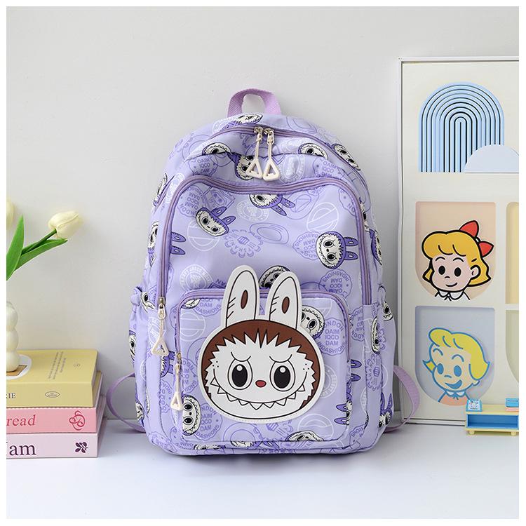 2025 new backpack children's schoolbag primary school students large capacity nylon backpack junior high school students female cute cartoon