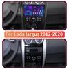 Rádio automotivo Android para Lada Largus 2012-2020, reprodutor multimídia, unidade principal, estéreo, navegação GPS, bluetooth, wi-fi, 1 + 16 GB
