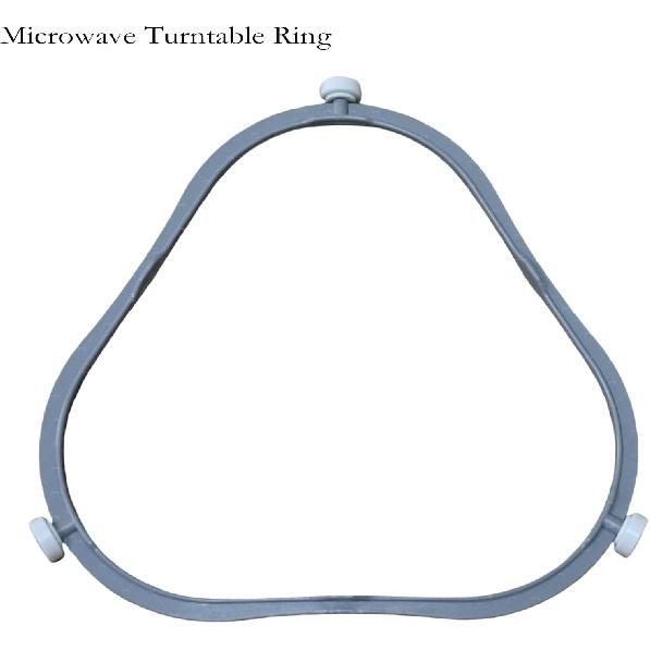 7.48inch W11252182 8206227 Rotating Ring Roller, Microwave Turntable Ring 8206227, Middle Glass Plate Tray Support Holder, Replacement Inner Ring for
