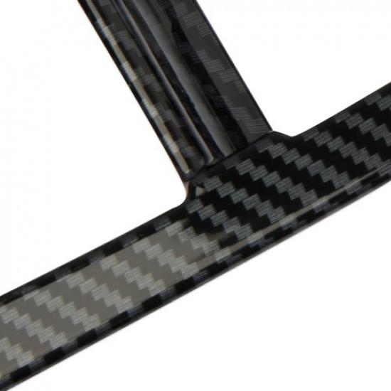 Carbon Fiber Style Window Lift Switch Panel Trim Cover for Mitsubishi Outlander