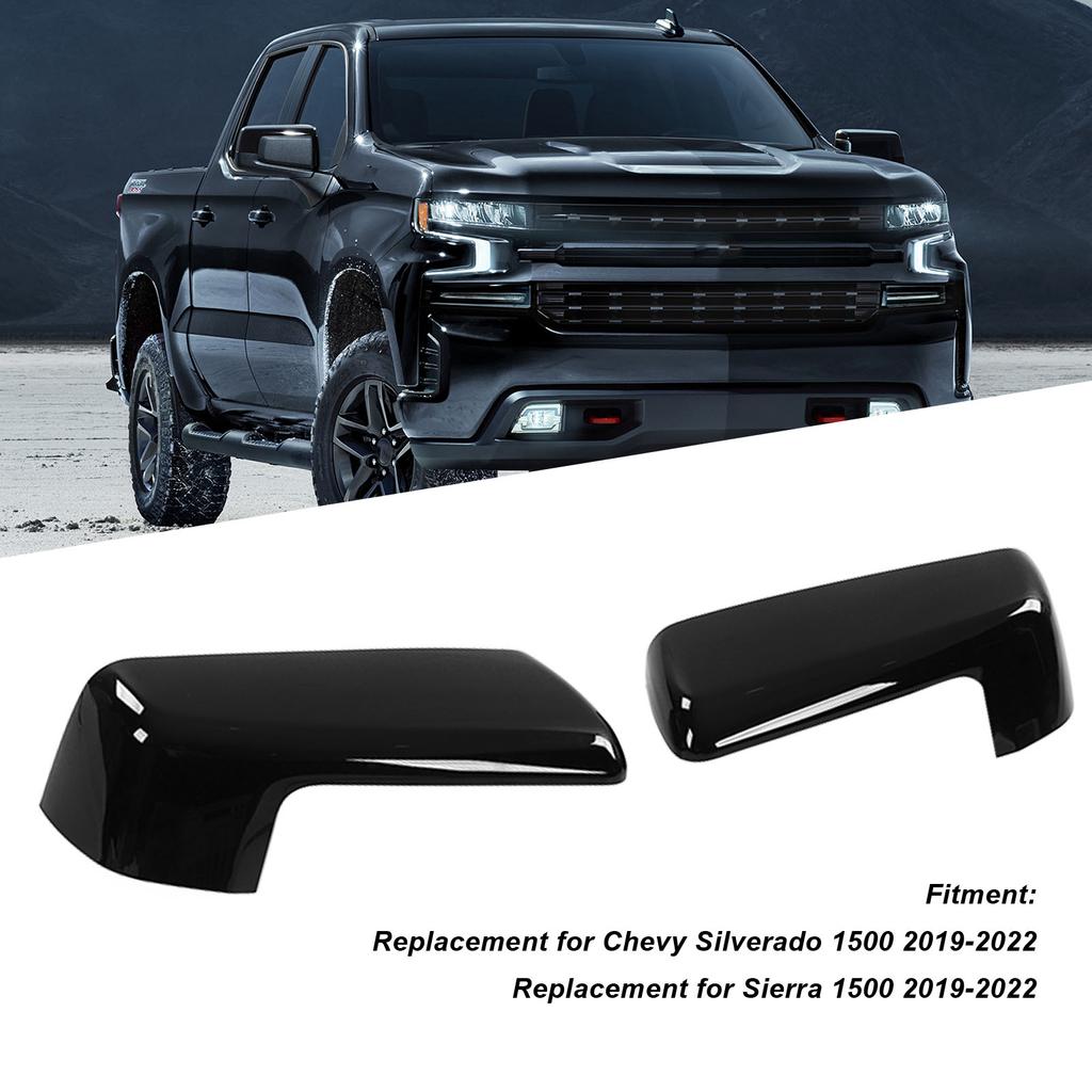 Top Half Mirror Cover Left Right Outer Rearview Wing Mirror   Replacement for     1500 2019‑2022