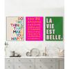 Printing Uplifting Quotes Inspiring Wall Art Posters Green for Modern Living Room Home Dec Everything Is Figureoutable Canvas